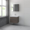 Bruynzeel Pinto badmeubelset 75x65.3x46cm met spiegelkast orlando eiken SW229365 Bruynzeel Pinto badmeubelset 75x65.3x46cm met spiegelkast orlando eiken SW229365