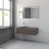 Bruynzeel Giro badmeubelset 120x49x46cm met spiegel bovenblad orlando eiken SW229520 Bruynzeel Giro badmeubelset 120x49x46cm met spiegel bovenblad orlando eiken SW229520