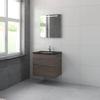 Bruynzeel Miko badmeubelset 71x66.5x51cm met spiegel orlando eiken SW229216 Bruynzeel Miko badmeubelset 71x66.5x51cm met spiegel orlando eiken SW229216