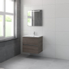 Bruynzeel Miko badmeubelset 71x66x51cm met spiegel orlando eiken SW229215 Bruynzeel Miko badmeubelset 71x66x51cm met spiegel orlando eiken SW229215