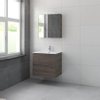 Bruynzeel Miko badmeubelset 71x66x51cm met spiegelkast orlando eiken SW229238 Bruynzeel Miko badmeubelset 71x66x51cm met spiegelkast orlando eiken SW229238
