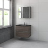 Bruynzeel Miko badmeubelset 81x66.5x51cm met spiegelkast orlando eiken SW229244 Bruynzeel Miko badmeubelset 81x66.5x51cm met spiegelkast orlando eiken SW229244