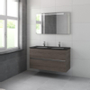 Bruynzeel Miko badmeubelset 121x66.5x51cm met spiegel dubbele kom orlando eiken SW229211 Bruynzeel Miko badmeubelset 121x66.5x51cm met spiegel dubbele kom orlando eiken SW229211
