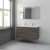 Bruynzeel Miko badmeubelset 121x66x51cm met spiegel dubbele kom orlando eiken SW229210 Bruynzeel Miko badmeubelset 121x66x51cm met spiegel dubbele kom orlando eiken SW229210