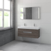 Bruynzeel Mino badmeubelset 120x56x38cm met spiegel orlando eiken SW229270 Bruynzeel Mino badmeubelset 120x56x38cm met spiegel orlando eiken SW229270
