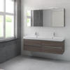 Bruynzeel Palitano badmeubelset 160x56.5x46cm spiegelkast orlando eiken SW229307 Bruynzeel Palitano badmeubelset 160x56.5x46cm spiegelkast orlando eiken SW229307
