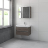 Bruynzeel Palitano badmeubelset 80x56.5x46cm spiegelkast orlando eiken SW229310 Bruynzeel Palitano badmeubelset 80x56.5x46cm spiegelkast orlando eiken SW229310