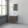 Bruynzeel Passo badmeubelset 75x69.8x46cm spiegel orlando eiken SW229328 Bruynzeel Passo badmeubelset 75x69.8x46cm spiegel orlando eiken SW229328