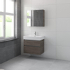 Bruynzeel Passo badmeubelset 75x69.8x46cm spiegelkast orlando eiken SW229338 Bruynzeel Passo badmeubelset 75x69.8x46cm spiegelkast orlando eiken SW229338