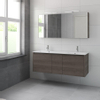 Bruynzeel Matera badmeubelset dubbele kom 150x56.5x50cm met spiegelkast orlando eiken SW229185 Bruynzeel Matera badmeubelset dubbele kom 150x56.5x50cm met spiegelkast orlando eiken SW229185