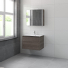 Bruynzeel Matera badmeubelset 80x56.5x50cm met spiegelkast orlando eiken SW229187 Bruynzeel Matera badmeubelset 80x56.5x50cm met spiegelkast orlando eiken SW229187