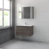 Bruynzeel Matera badmeubelset 90x56.5x50cm met spiegelkast orlando eiken SW229190 Bruynzeel Matera badmeubelset 90x56.5x50cm met spiegelkast orlando eiken SW229190