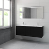 Bruynzeel Matera badmeubelset dubbele kom 150x56.5x50cm met spiegel zijde zwart SW229150 Bruynzeel Matera badmeubelset dubbele kom 150x56.5x50cm met spiegel zijde zwart SW229150