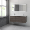 Bruynzeel Matera badmeubelset dubbele kom 150x56.5x50cm met spiegel orlando eiken SW229146 Bruynzeel Matera badmeubelset dubbele kom 150x56.5x50cm met spiegel orlando eiken SW229146