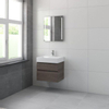 Bruynzeel Roma badmeubelset 60x60.5x46cm met spiegel orlando eiken SW229395 Bruynzeel Roma badmeubelset 60x60.5x46cm met spiegel orlando eiken SW229395