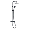 Royal plaza Gondo 2.0 doucheset thermostaat-hoofddouche-handdouche mat zwart SW242715 Royal plaza Gondo 2.0 doucheset thermostaat-hoofddouche-handdouche mat zwart SW242715