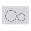 Geberit Sigma20 bedieningplaat met frontbediening voor toilet 24.6x16.4cm wit mat TWEEDEKANS OUT8641 Geberit Sigma20 bedieningplaat met frontbediening voor toilet 24.6x16.4cm wit mat TWEEDEKANS OUT8641