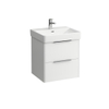 Laufen Base wastafelonderkast 52x44 donker iep SW258801 Laufen Base wastafelonderkast 52x44 donker iep SW258801
