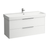Laufen Base wastafelonderkast 116x44 donker iep SW258756 Laufen Base wastafelonderkast 116x44 donker iep SW258756