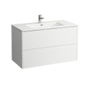 Laufen Pro s meubelset 100x61cm 1 kraangat mat wit SW226207 Laufen Pro s meubelset 100x61cm 1 kraangat mat wit SW226207