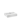 vtwonen baden Tank wastafel keramiek 1 kraangat 60x46cm white wit SW374318 vtwonen baden Tank wastafel keramiek 1 kraangat 60x46cm white wit SW374318