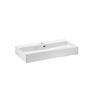 vtwonen baden Tank wastafel keramiek 1 kraangat 90x46cm white wit SW374322 vtwonen baden Tank wastafel keramiek 1 kraangat 90x46cm white wit SW374322