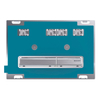 Geberit Sigma50 bedieningplaat met dualflush frontbediening voor toilet 24.6x16.4cm klantspecifiek / chroom SW259161 Geberit Sigma50 bedieningplaat met dualflush frontbediening voor toilet 24.6x16.4cm klantspecifiek / chroom SW259161