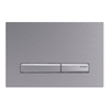 Geberit Sigma50 bedieningplaat met dualflush frontbediening voor toilet 24.6x16.4cm chroom - look - mat - SW259162 Geberit Sigma50 bedieningplaat met dualflush frontbediening voor toilet 24.6x16.4cm chroom - look - mat - SW259162