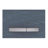 Geberit Sigma50 bedieningplaat met dualflush frontbediening voor toilet 24.6x16.4cm leisteen mustang SW259163 Geberit Sigma50 bedieningplaat met dualflush frontbediening voor toilet 24.6x16.4cm leisteen mustang SW259163