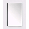 Miroir Royal Plaza Merlot 140x80cm sans éclairage rectangulaire Verre Noir mat SW395463