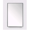 Royal Plaza Merlot spiegel 80x80cm zonder verlichting vierkant Glas Zwart mat SW395475