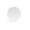 Miroir Royal Plaza Merlot 60x60cm Rond éclairage LED intégré avec capteur et chauffage de miroir IP44 Verre Argent SW395627
