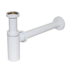 De Beer Siphon design 5/4\X32Mm Avec tube mural Blanc mat" SW278546