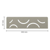 Schluter Shelf Accessoires - Revêtement structuré ivoire SW296618