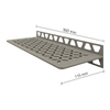 Schluter Shelf Accessoires - Structuur-gecoat steengrijs SW296633