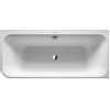 Duravit Happy d.2 bad hoek rechts m/paneel 180x80 wit-mat antraciet SW297022 Duravit Happy d.2 bad hoek rechts m/paneel 180x80 wit-mat antraciet SW297022
