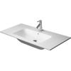 Duravit ME by Starck meubelwastafel 1 kraangat met overloop 103x49cm mat wit SW297071 Duravit ME by Starck meubelwastafel 1 kraangat met overloop 103x49cm mat wit SW297071