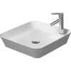 Duravit Cape Cod waskom vierkant met kraangat zonder overloop 46x46cm mat wit SW296994 Duravit Cape Cod waskom vierkant met kraangat zonder overloop 46x46cm mat wit SW296994