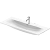 Duravit Viu meubelwastafel 1 kraangat met overloop 123x49cm wit SW297112 Duravit Viu meubelwastafel 1 kraangat met overloop 123x49cm wit SW297112
