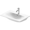 Duravit Viu meubelwastafel 1 kraangat met overloop 73x49cm wit SW297117 Duravit Viu meubelwastafel 1 kraangat met overloop 73x49cm wit SW297117
