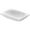 Duravit Viu waskom zonder kraangat zonder overloop 60x41.5cm wit SW297123 Duravit Viu waskom zonder kraangat zonder overloop 60x41.5cm wit SW297123
