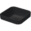 Duravit HappyD 2 Plus waskom vierkant zonder kraangat zonder overloop 40x40cm met keramische afdekkap mat antraciet SW297008 Duravit HappyD 2 Plus waskom vierkant zonder kraangat zonder overloop 40x40cm met keramische afdekkap mat antraciet SW297008