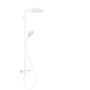 Hansgrohe Raindance 240 PowderRain 1jet showerpipe: m. Ecostat Comfort douchekraan thermostatisch m. Raind. Select S 120 3jet handd. en hoofdd. 1jet mat wit SW297297 Hansgrohe Raindance 240 PowderRain 1jet showerpipe: m. Ecostat Comfort douchekraan thermostatisch m. Raind. Select S 120 3jet handd. en hoofdd. 1jet mat wit SW297297