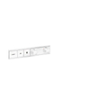 Hansgrohe RainSelect afbouwdeel voor inbouw douchekraan thermostatisch voor 2 functies 45.6x90cm mat wit 15380700 SW297653 Hansgrohe RainSelect afbouwdeel voor inbouw douchekraan thermostatisch voor 2 functies 45.6x90cm mat wit 15380700 SW297653