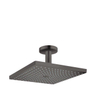 Hansgrohe Raindance E Square hoofddouche E300 1jet m. plafondbevestiging 15.8cm 30x30cm brushed black chroom 26250340 SW297608 Hansgrohe Raindance E Square hoofddouche E300 1jet m. plafondbevestiging 15.8cm 30x30cm brushed black chroom 26250340 SW297608