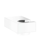 Hansgrohe Porter E wandhouder metaal, m. vaste bevestigingspositie mat wit SW297587 Hansgrohe Porter E wandhouder metaal, m. vaste bevestigingspositie mat wit SW297587