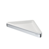 Geesa Frame Collection hoekplanchet 23x2.5x17cm wit/chroom Messing SW334347 Geesa Frame Collection hoekplanchet 23x2.5x17cm wit/chroom Messing SW334347