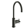 vtwonen Cross Robinet de lavabo rehaussé avec poignée croix black steel SW374141 vtwonen Cross Robinet de lavabo rehaussé avec poignée croix black steel SW374141