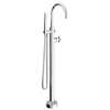 Royal Plaza Rosa badkraan vrijstaand met kruisgreep chrome SW374177 Royal Plaza Rosa badkraan vrijstaand met kruisgreep chrome SW374177