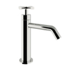 vtwonen Cross Robinet de lavabo avec poignée croix sans bonde Chrome SW374185 vtwonen Cross Robinet de lavabo avec poignée croix sans bonde Chrome SW374185